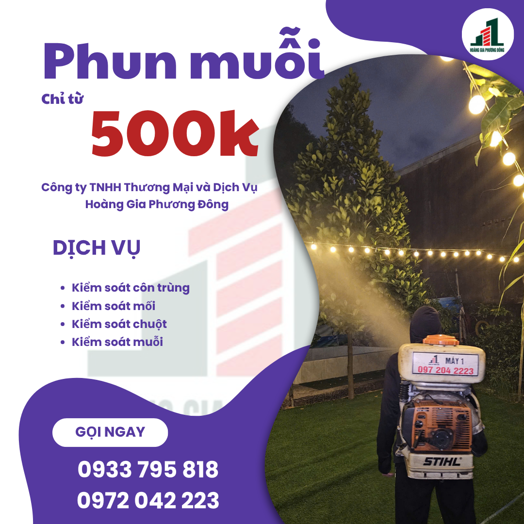 Phun Muỗi Giá 500K
